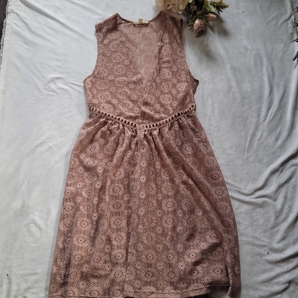 🔵 3/$30 PAINTED THREADS Sleeveless Cardigan Sheer Sweater - Picture 2 of 13